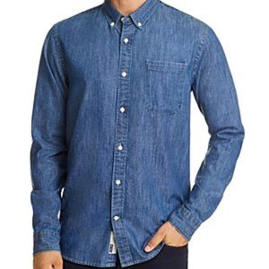 Scotch & Soda Denim Regular Fit Button-Down Shirt